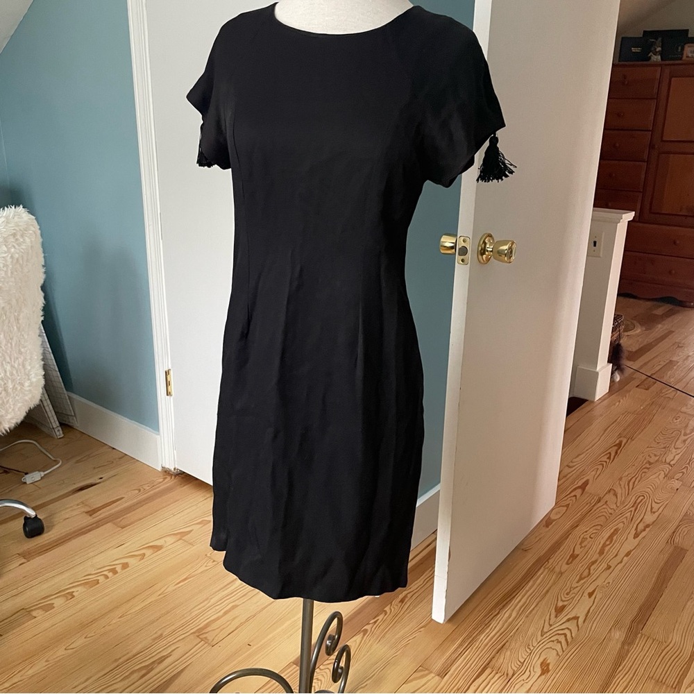 80’s Sheath Mini Dress with Tassels